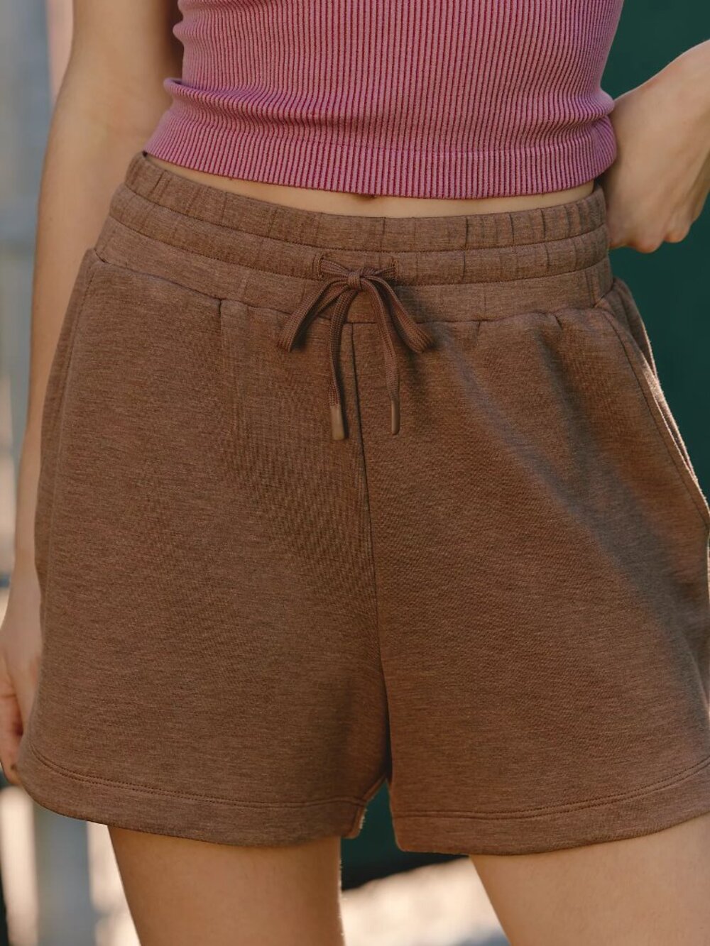 Varley Coulter High-Rise Pull-On Shorts